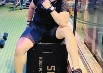 Anh Đặng Tấn Thành (TP.Tân An) tập gym mỗi ngày để giữ dáng và duy trì sức khỏe